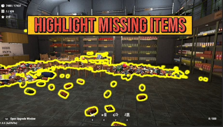 Bunker Tidy Up — Clutter Radar (Find Loose Items & Mistakes)